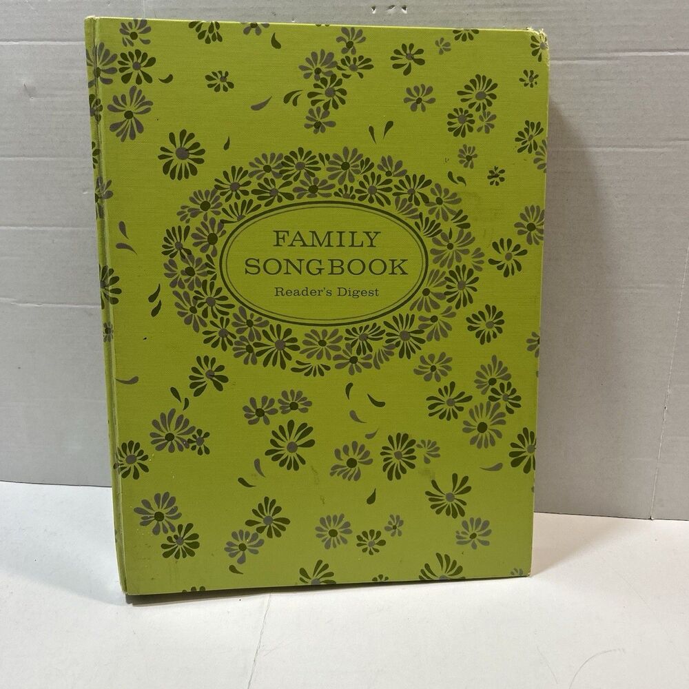 Vintage Readers Digest Family Songbook 1969 Spiral Hardcover Sheet Music